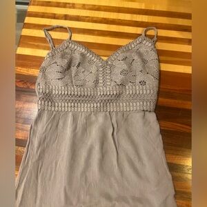 Lace Detail Sleeveless Dress
